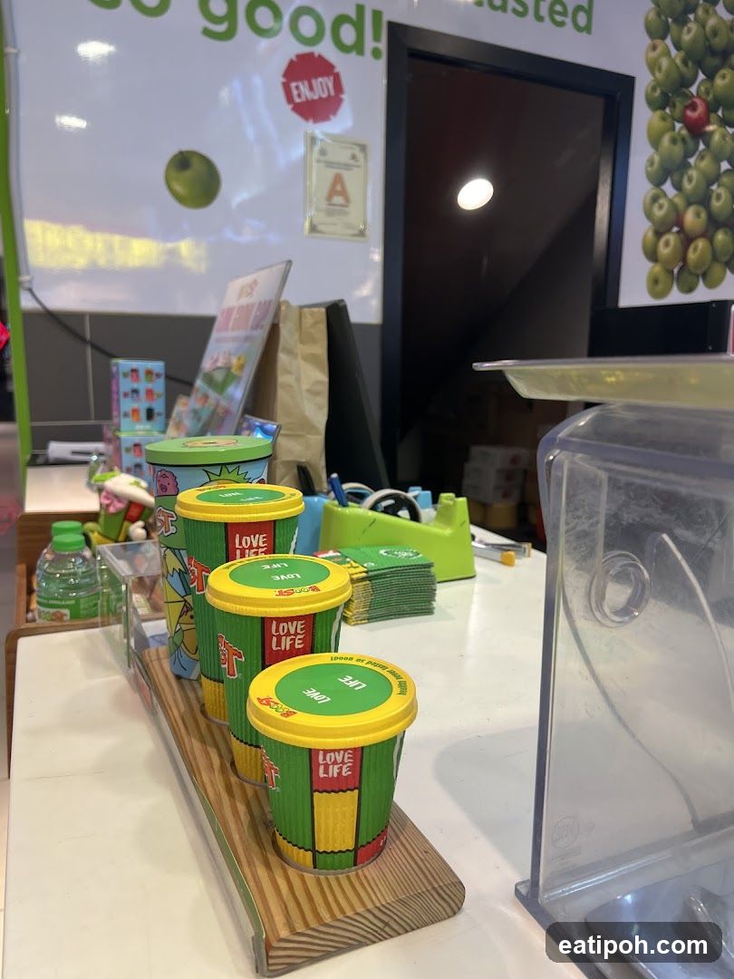 Love Life Juice Stand Interior