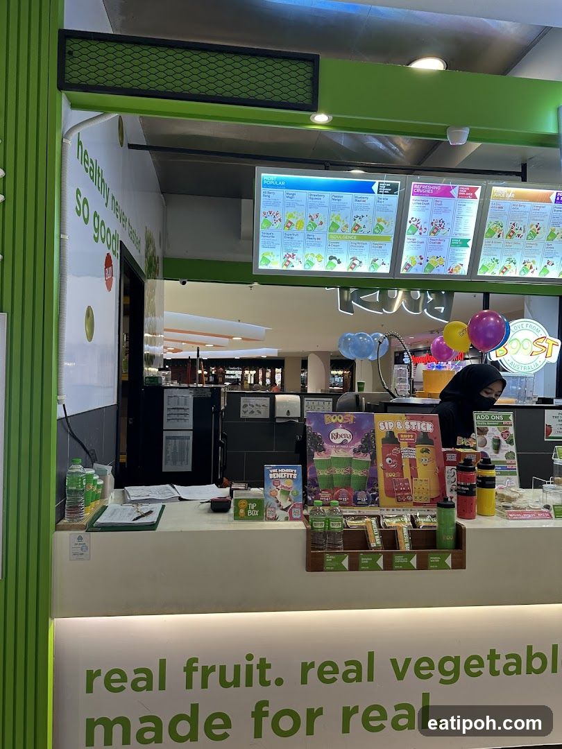 Boost Juice Shop Interior