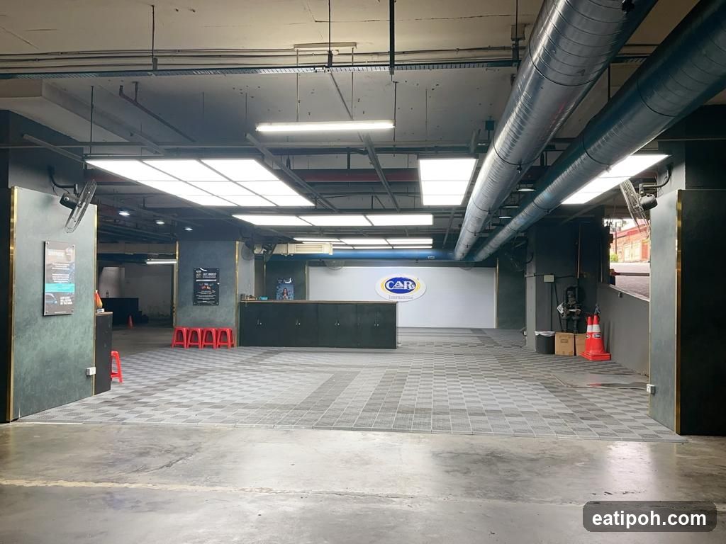 Interior of a commercial space