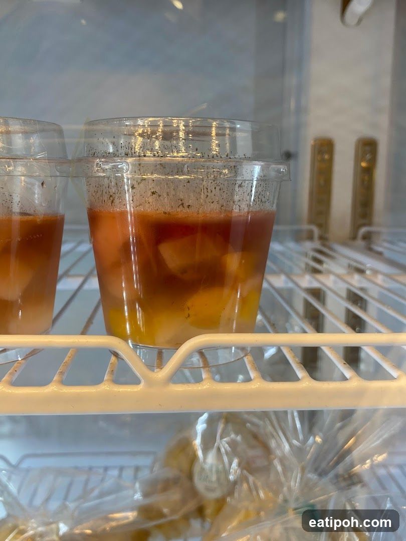 Refrigerator Interior with Drinks
