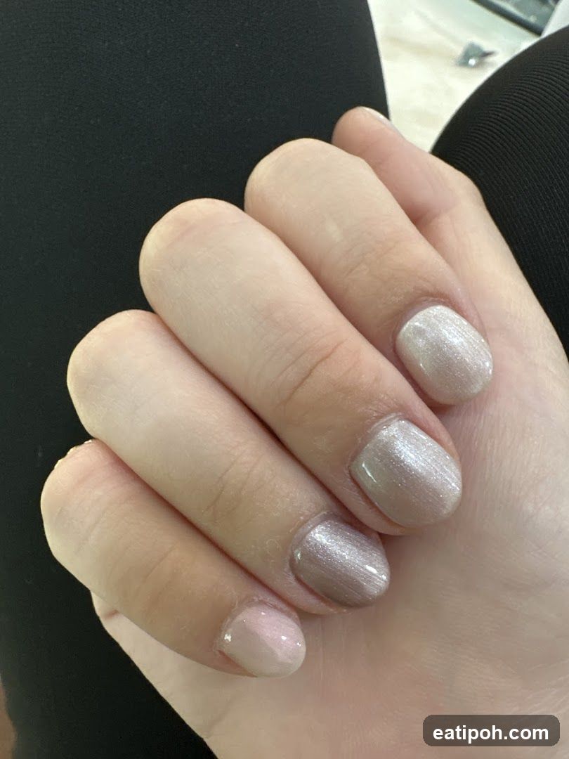 Hand with Nail Polish