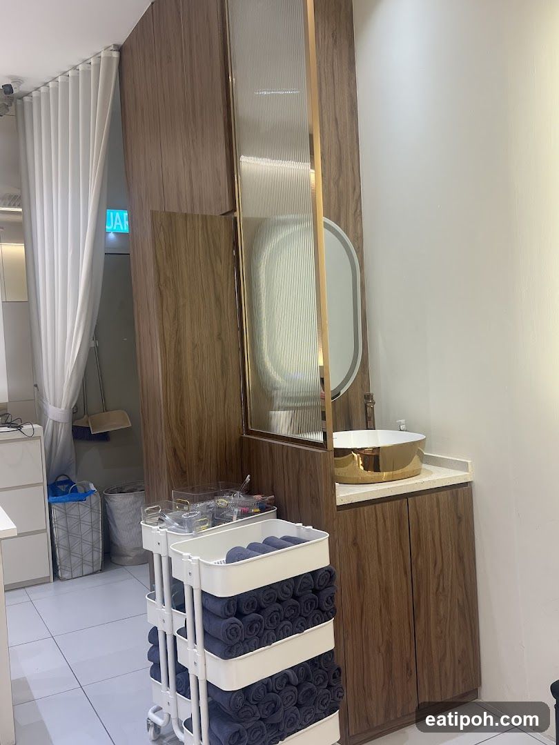 Interior of a beauty or spa salon