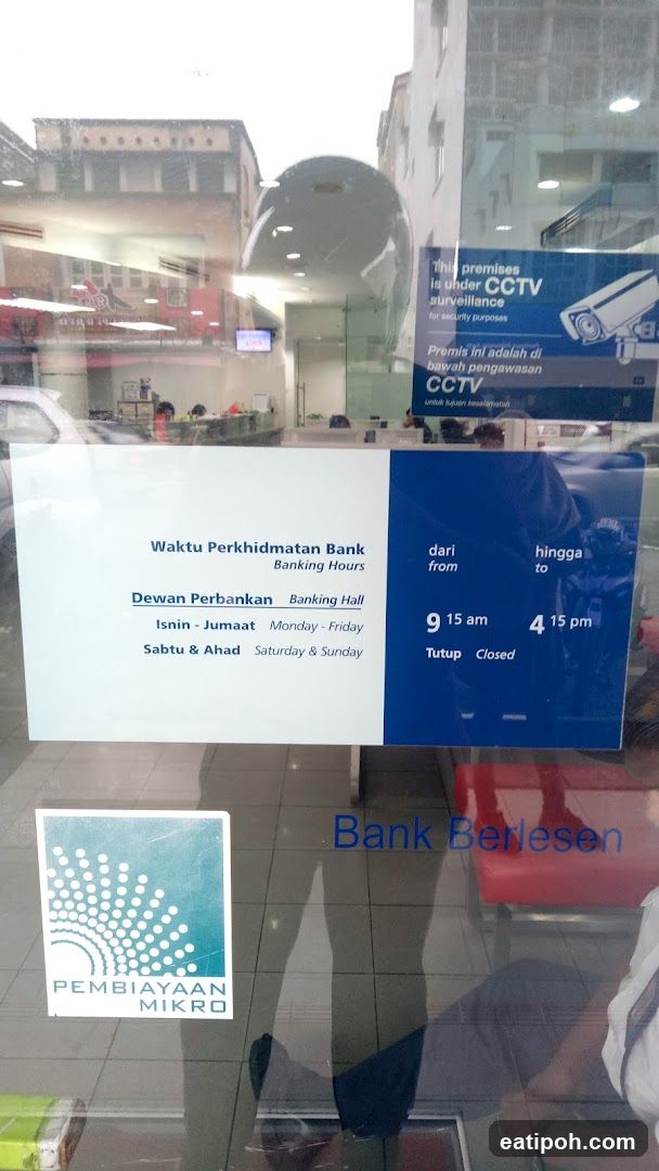 Bank Branch Front Window Signage