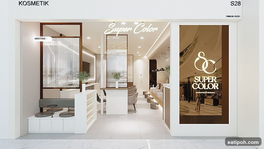 Super Color Professional Shop Interior