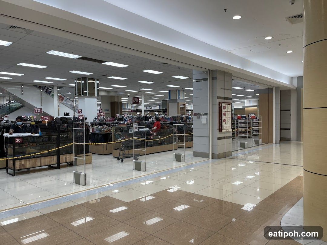 Interior of a retail store