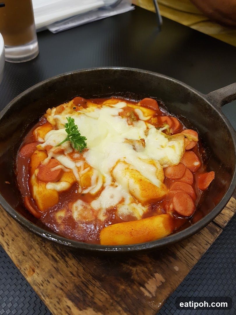 Food Dish in Cast Iron Skillet