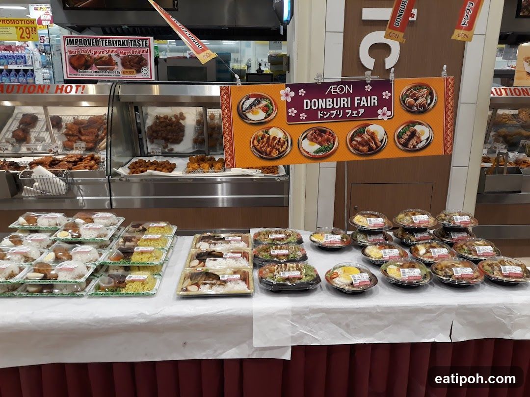 AEON Donburi Fair Display