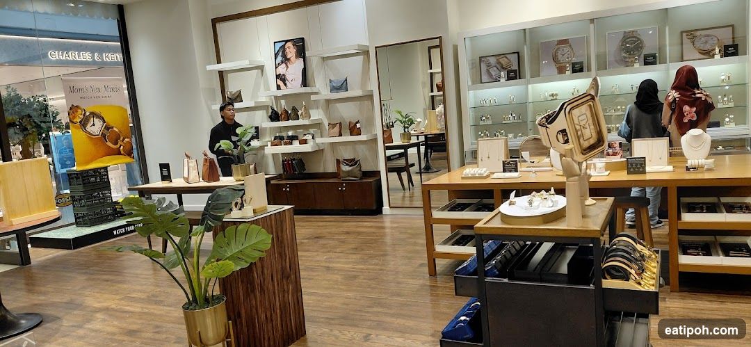 Interior of luxury retail store