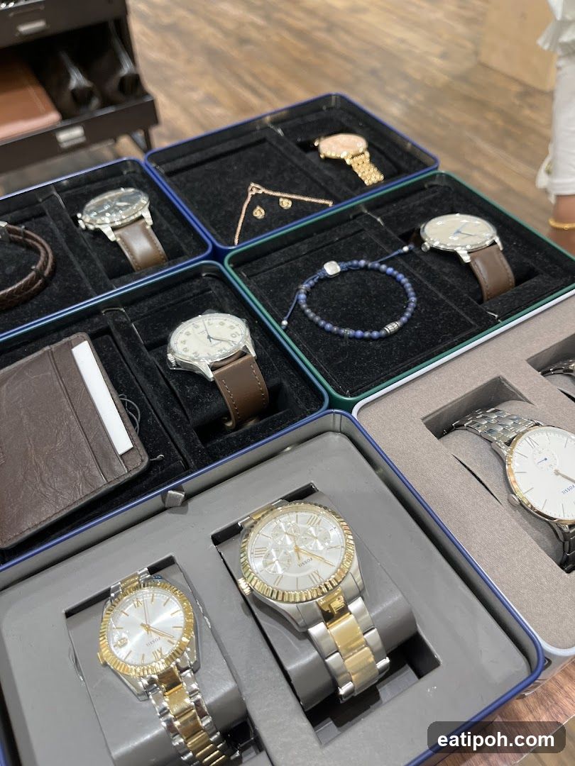 Watches and Accessories Display