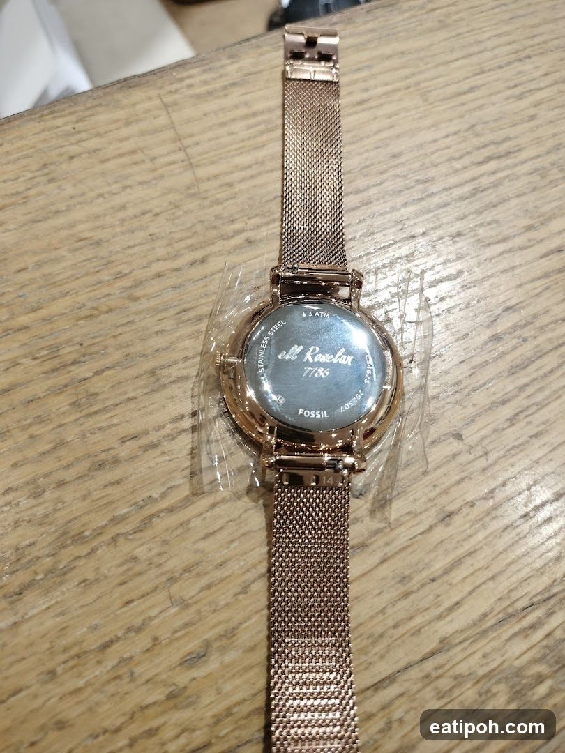 Wristwatch Backside