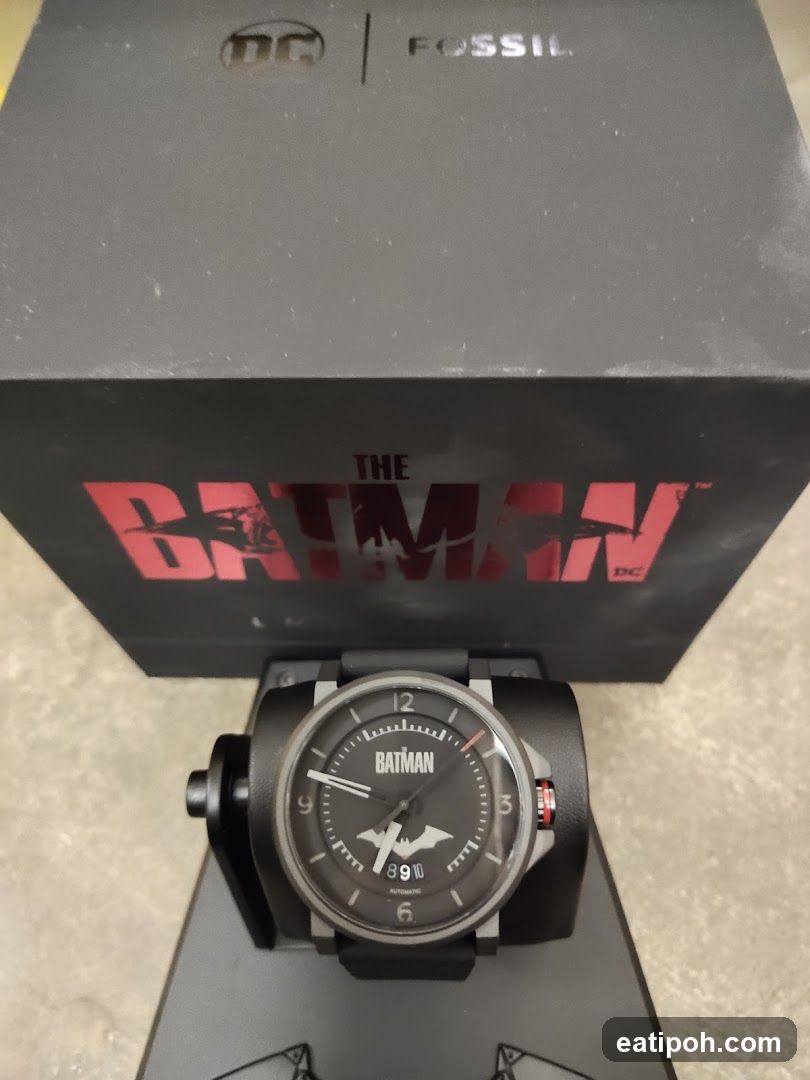DC The Batman Fossil Watch Packaging