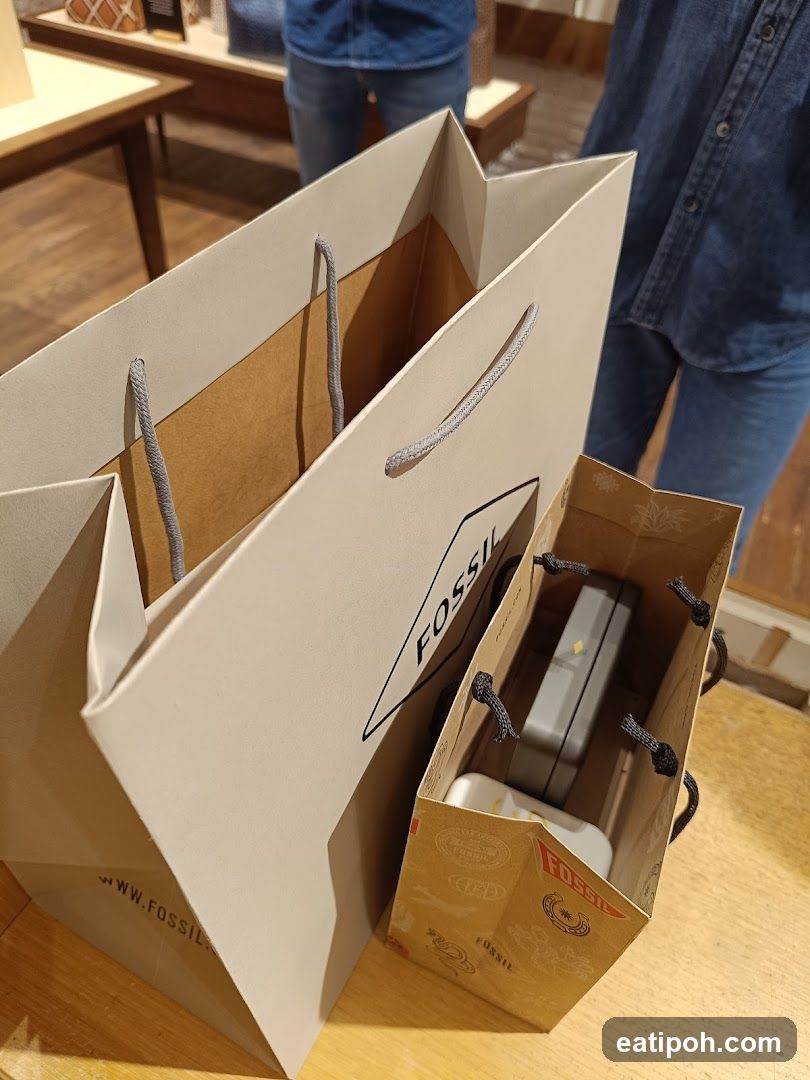 Fossil Shopping Bags