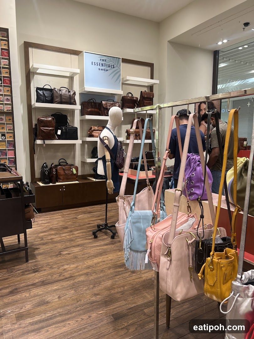 Interior of a retail store