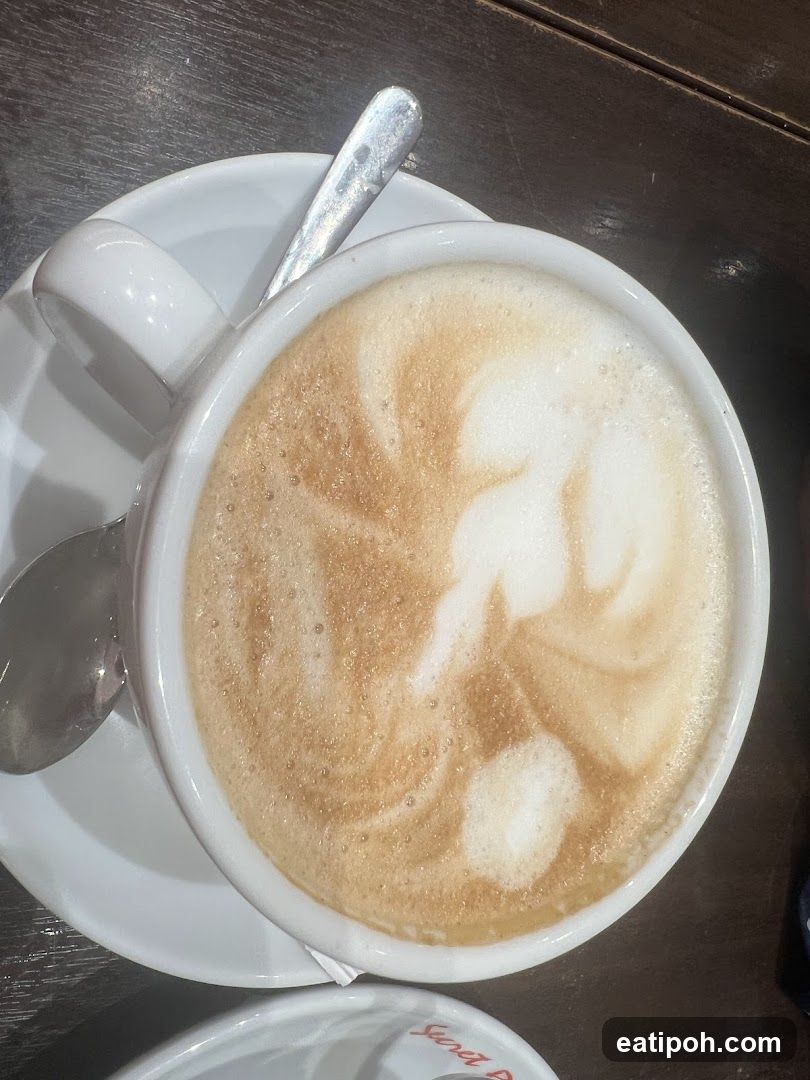 Coffee Cup with Latte Art