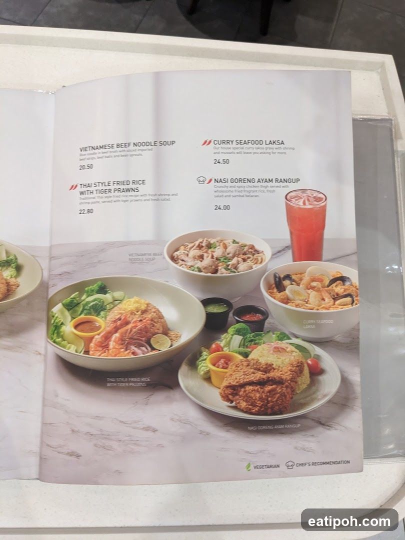 Restaurant Menu Page