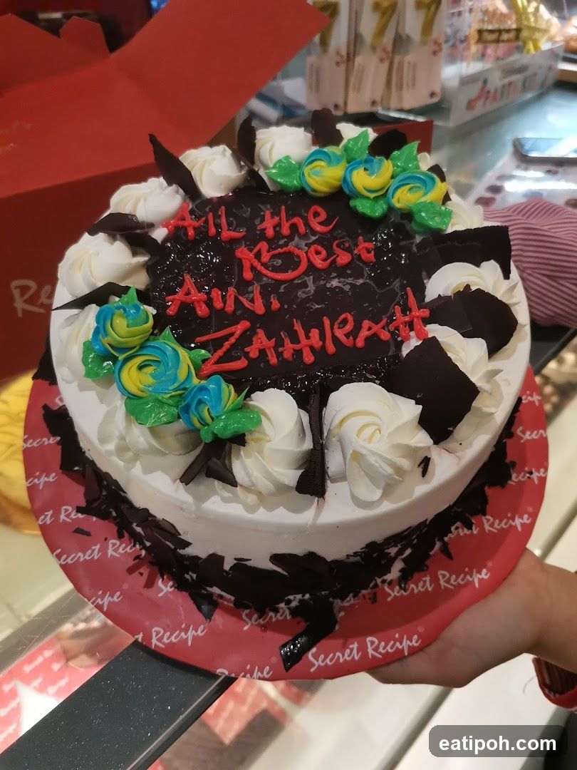 Cake Display in Store