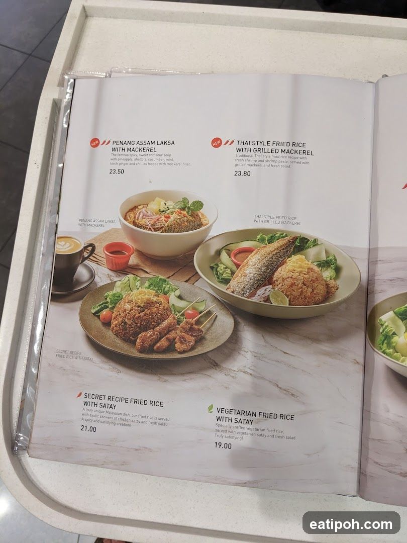 Restaurant Menu Page