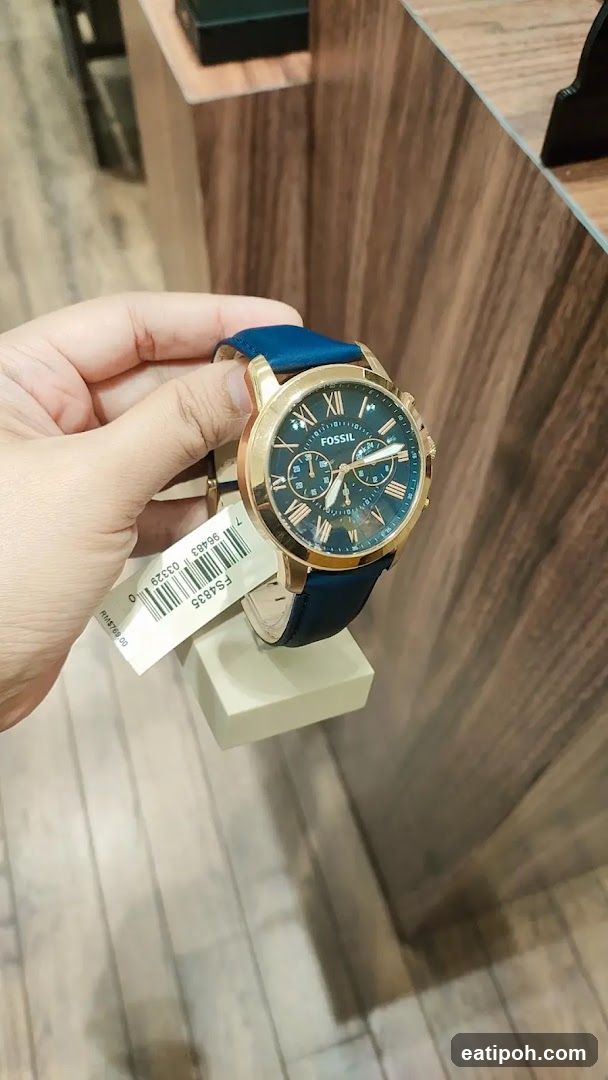Fossil Watch Display