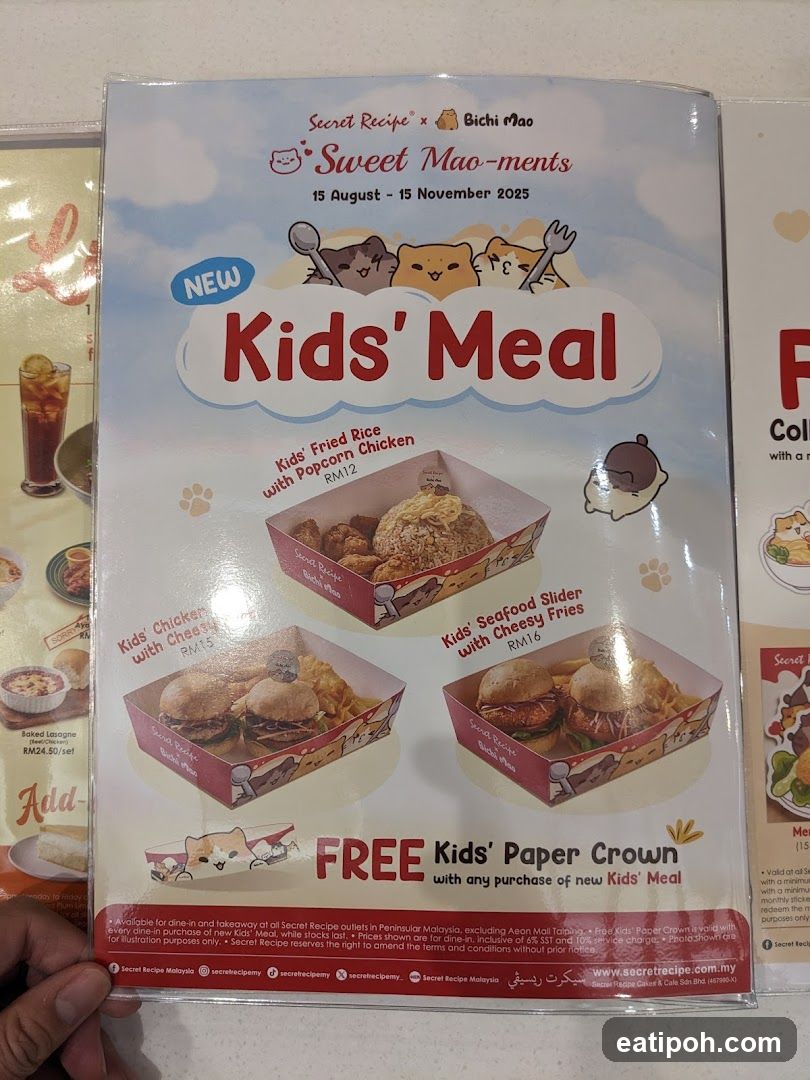 Kids' Meal Promotion Poster
