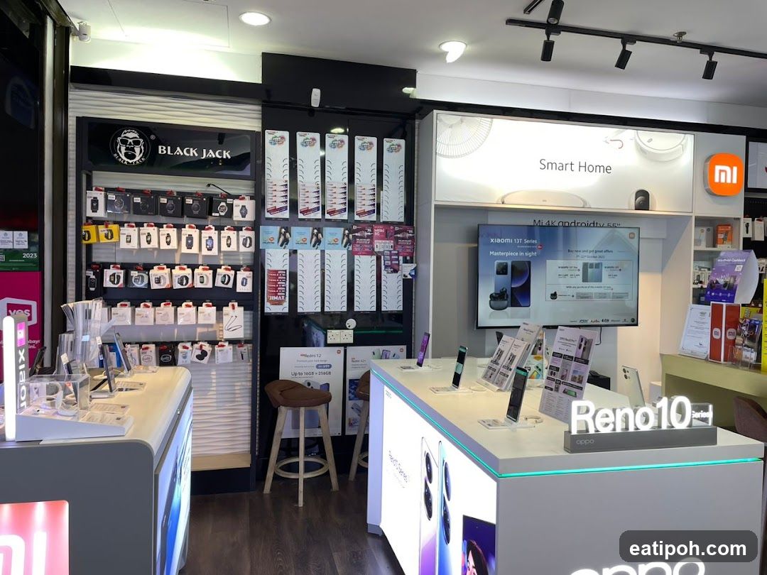 Electronics Store Interior