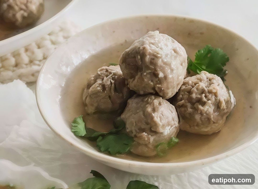 Meatballs in Bowl