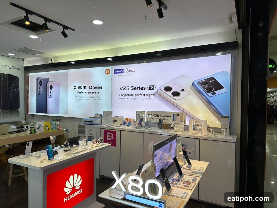 Mobile Phone Store Interior