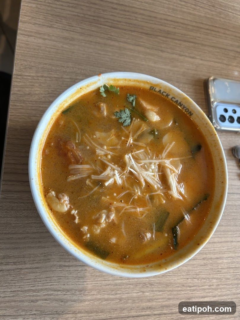 Soup in bowl