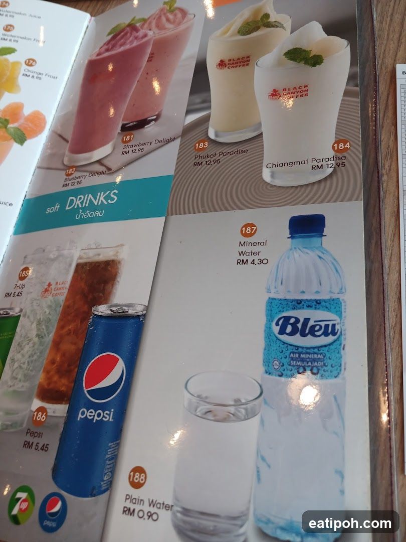 Soft Drinks Section