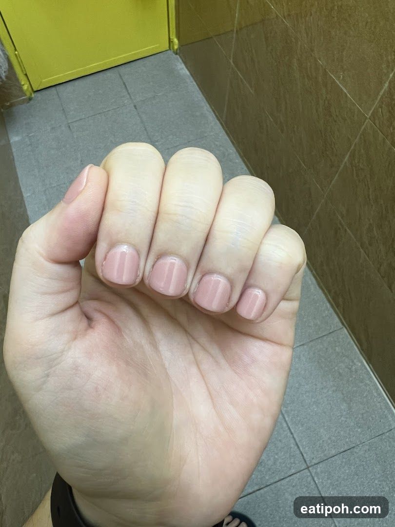 Hand with manicure