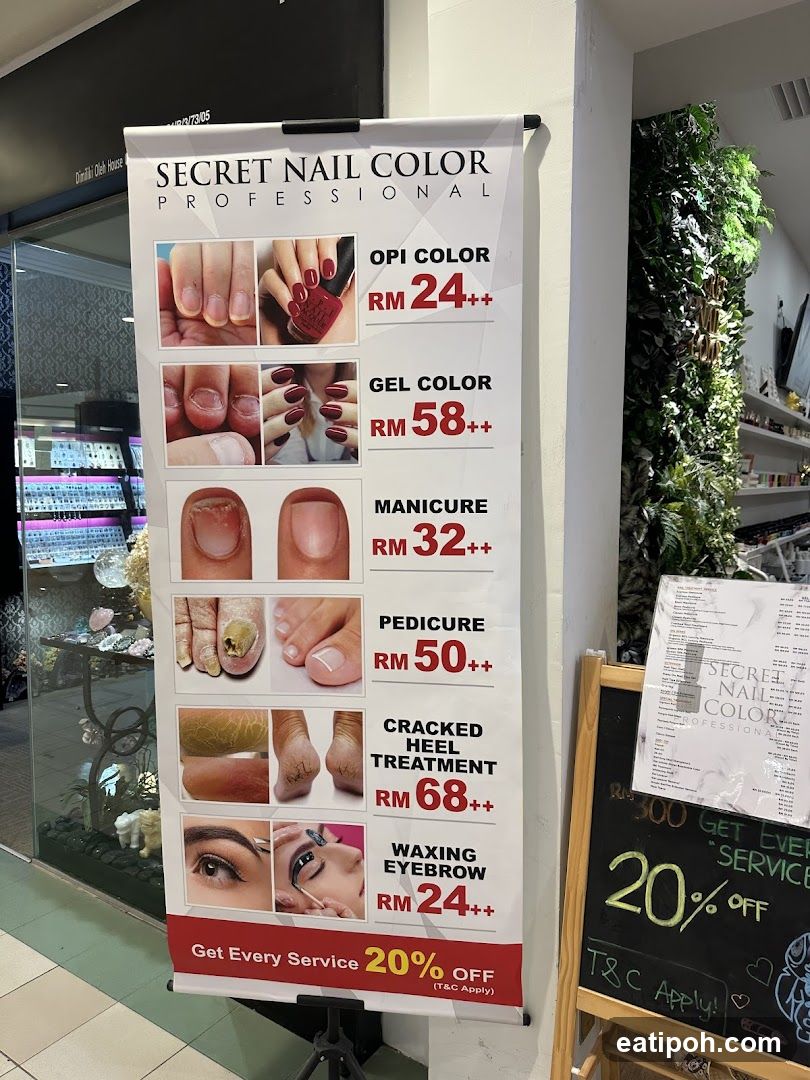 Secret Nail Color Professional Promotional Poster