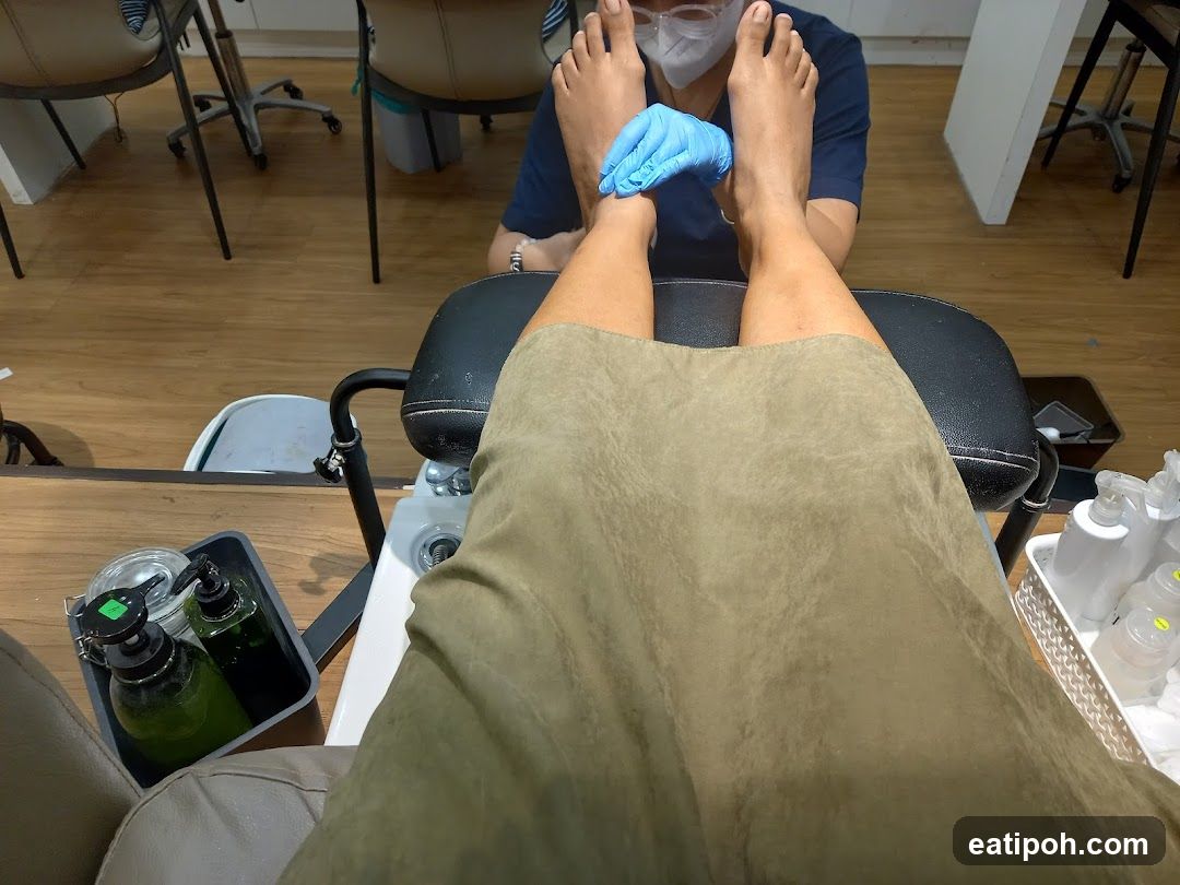 Foot care service interior