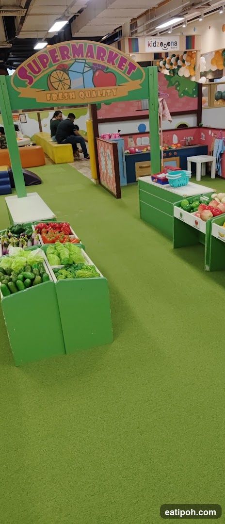 Children's Play Supermarket Area