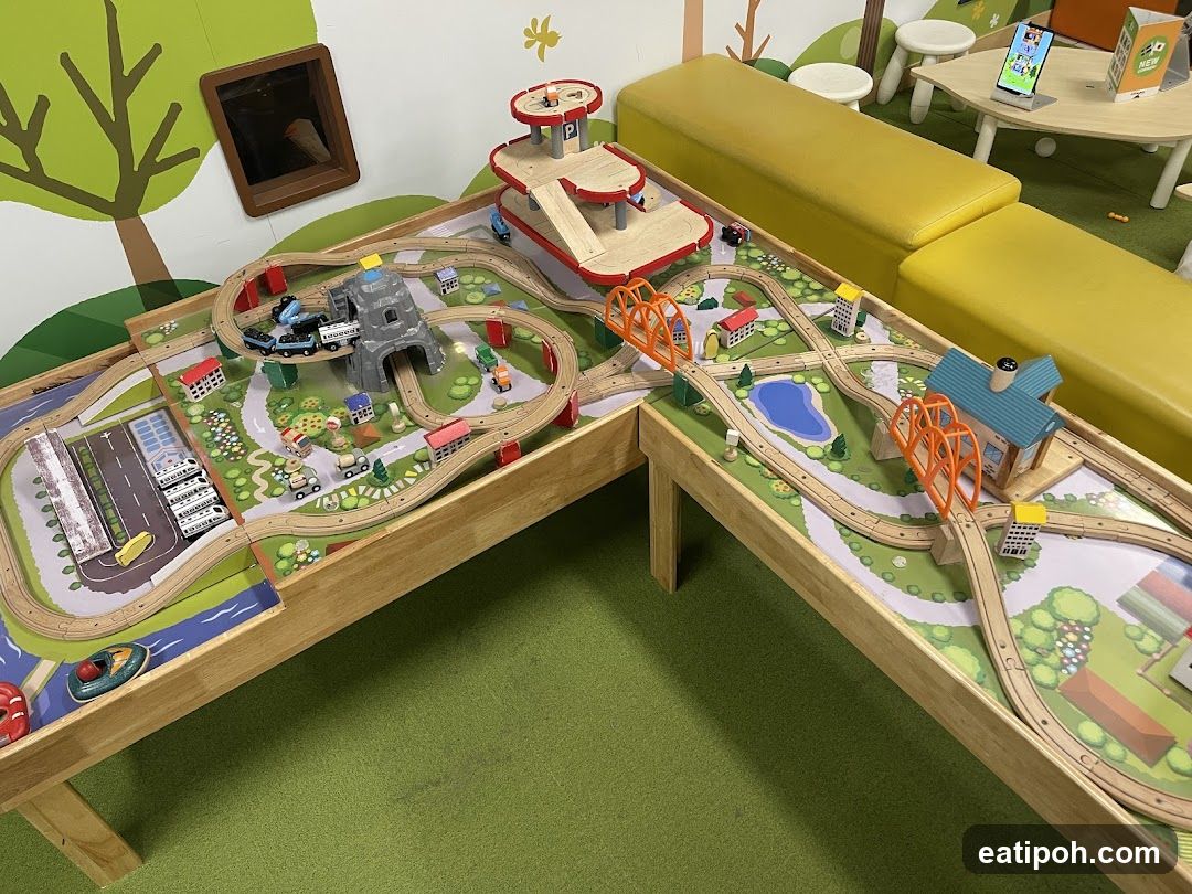 Children's Play Area with Train Set