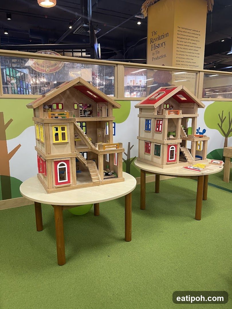 Dollhouse Display in Indoor Exhibit