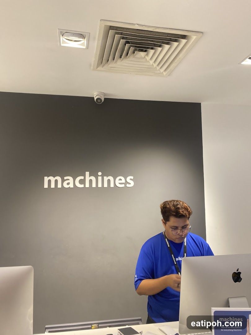 Store Interior with Employee