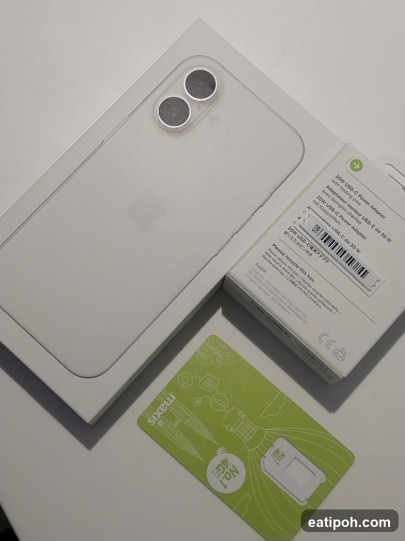 Apple iPhone Box with Accessories