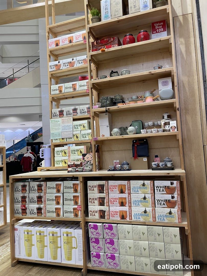 Tea and Drinkware Display