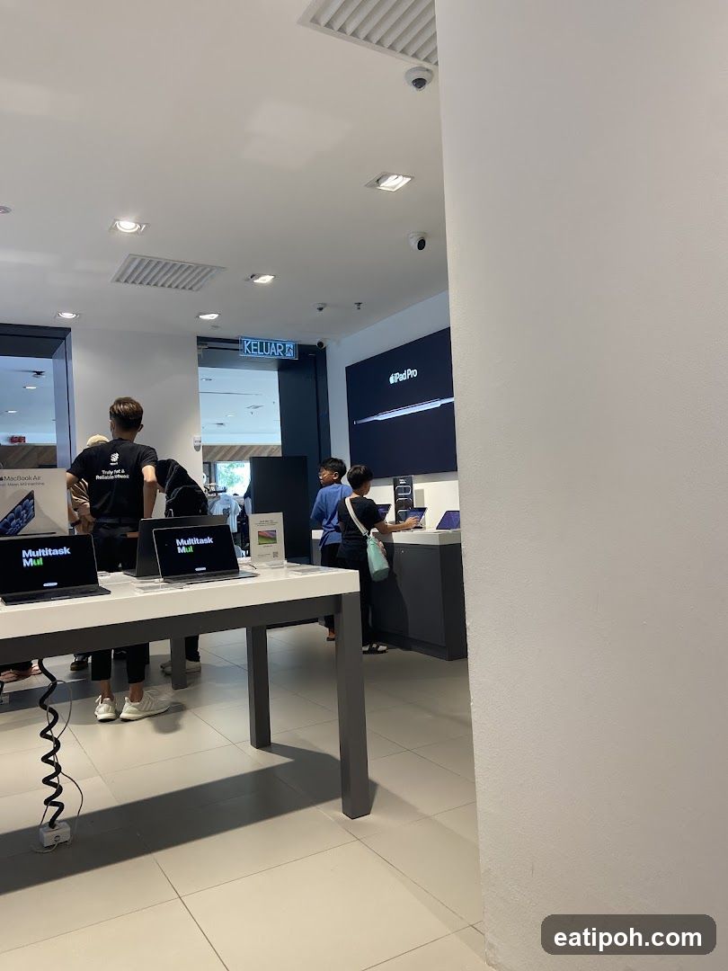 Electronics Store Interior