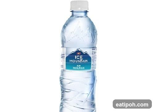 Bottle of Ice Mountain Water