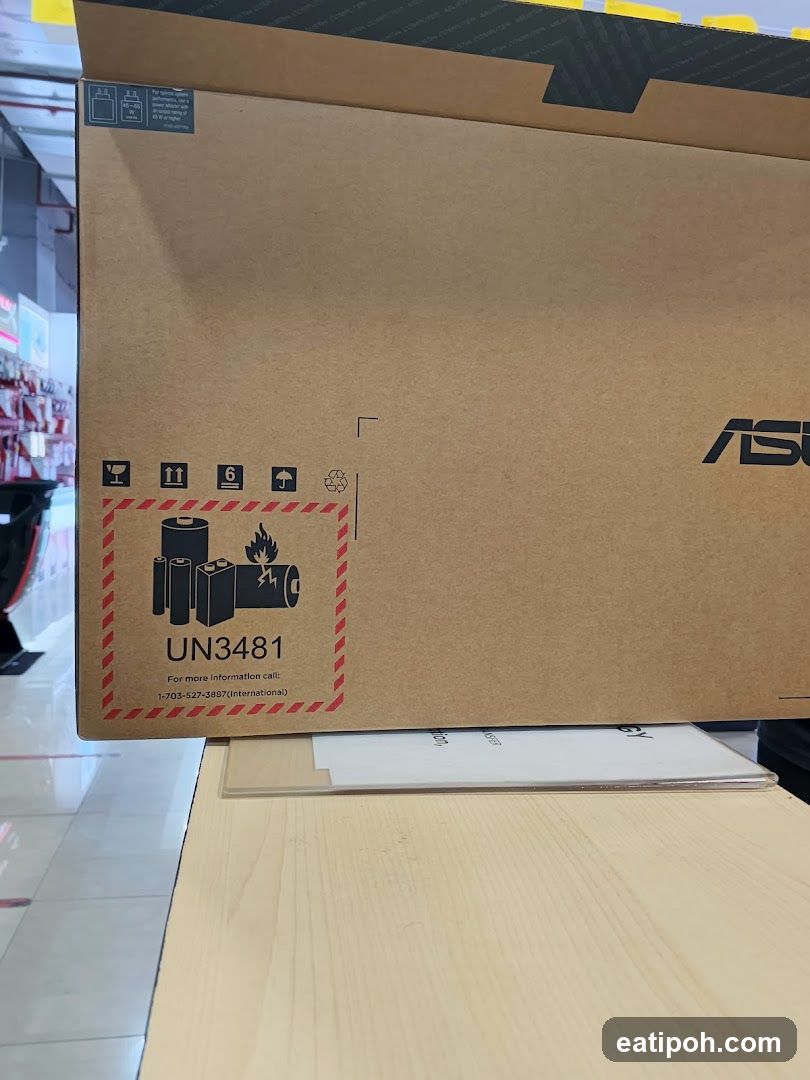 Product Box with Shipping Labels
