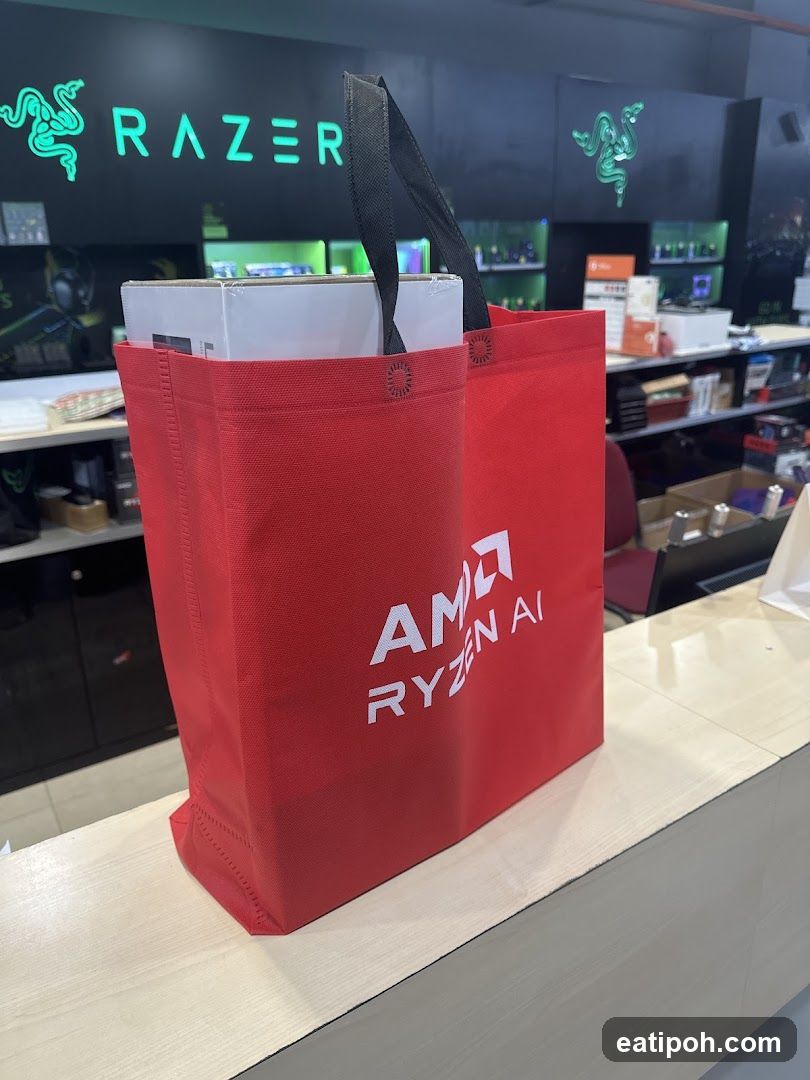 Red AMD Ryzen AI Bag