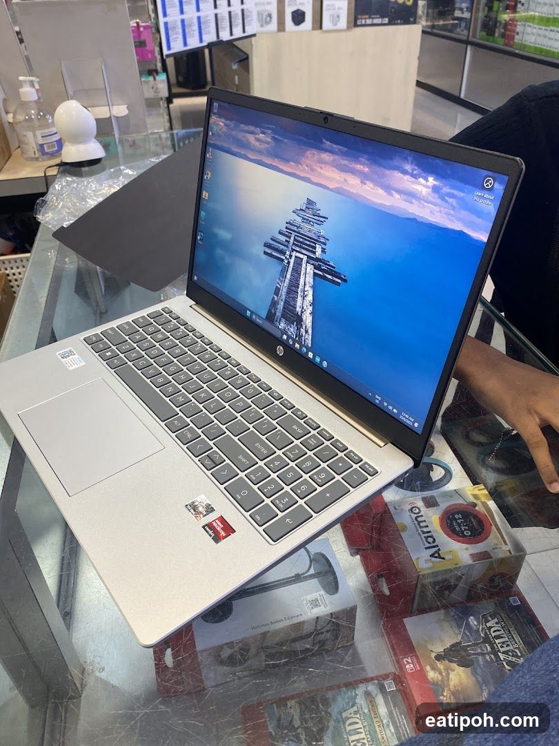 Laptop on Display