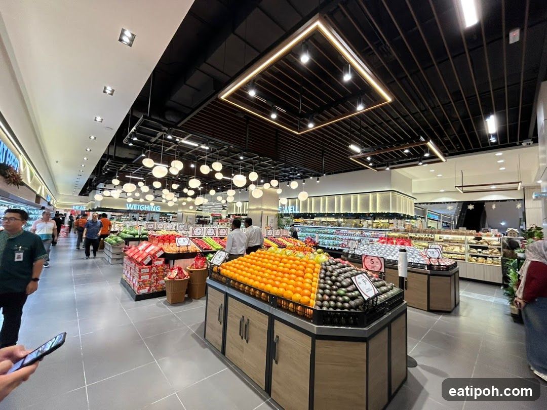 Supermarket Produce Section