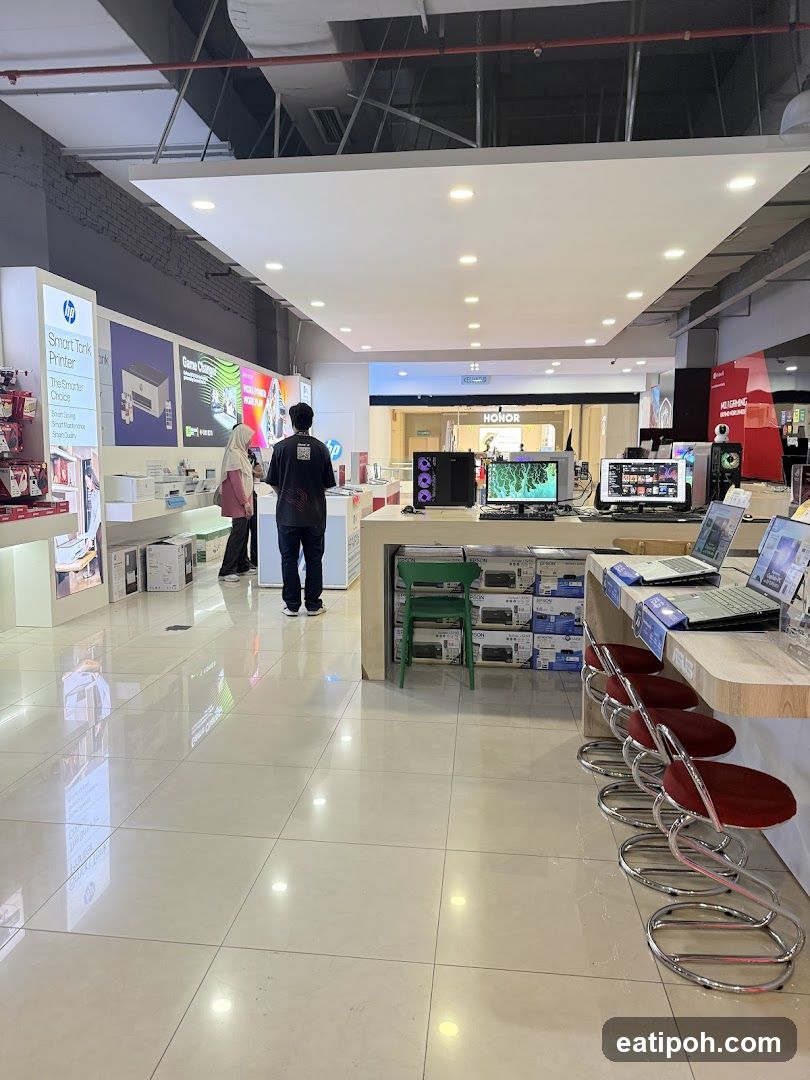 Electronics Store Interior