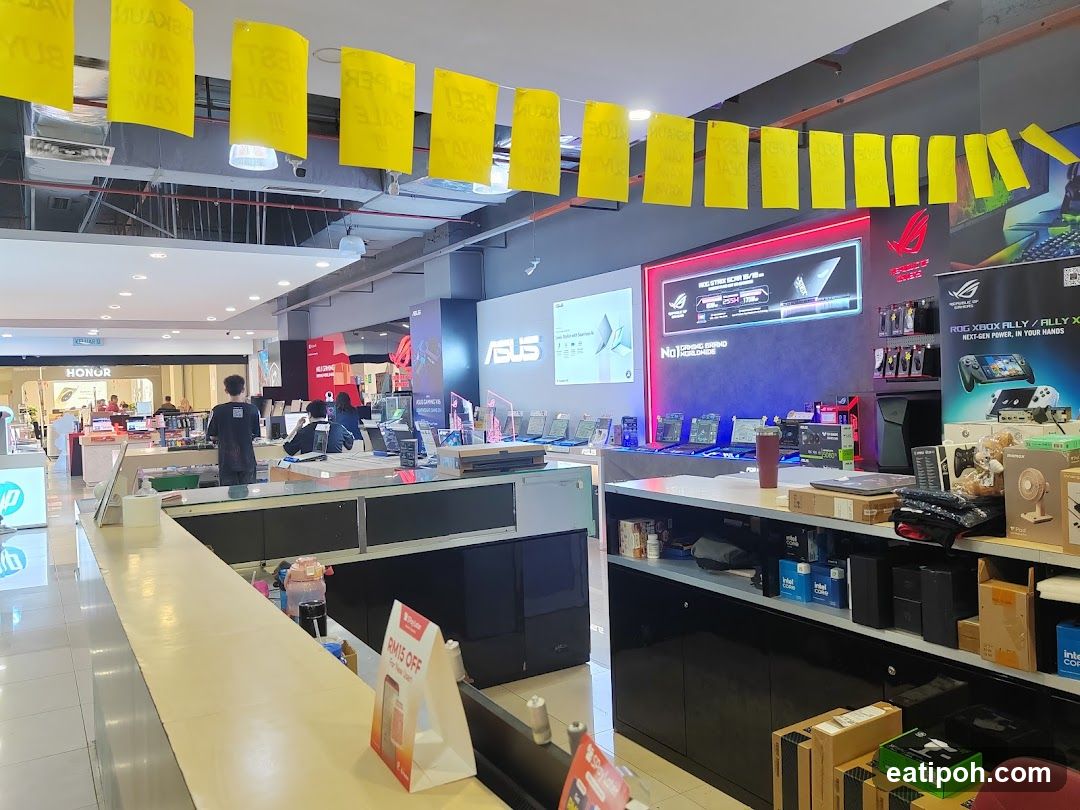 Electronics Store Interior