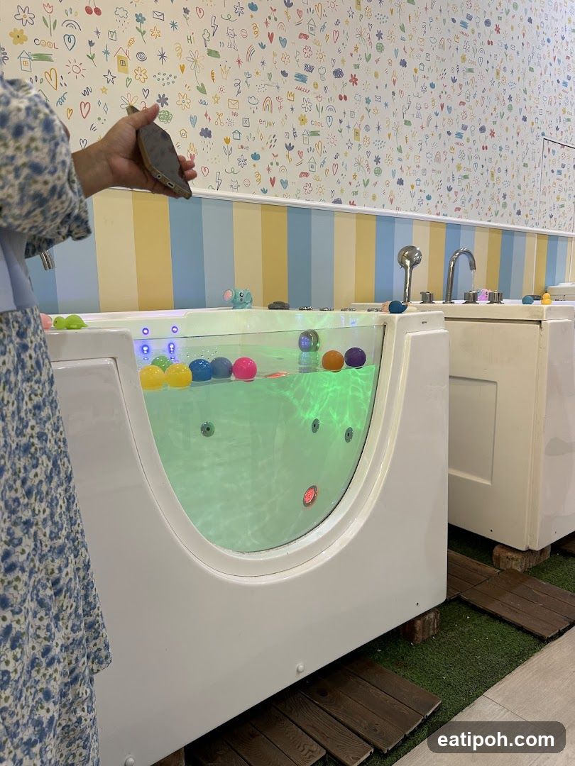 Children's Play Area with Bathtub