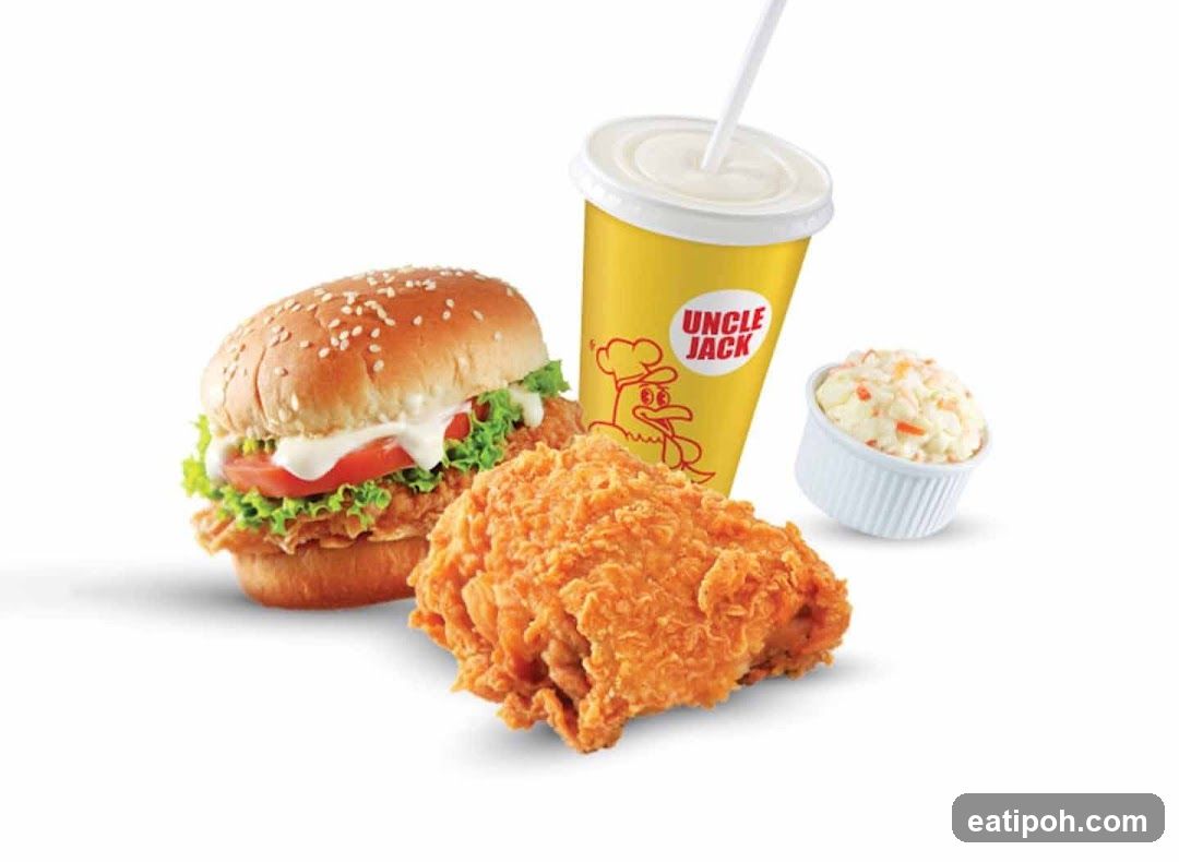 Uncle Jack's Fried Chicken Meal