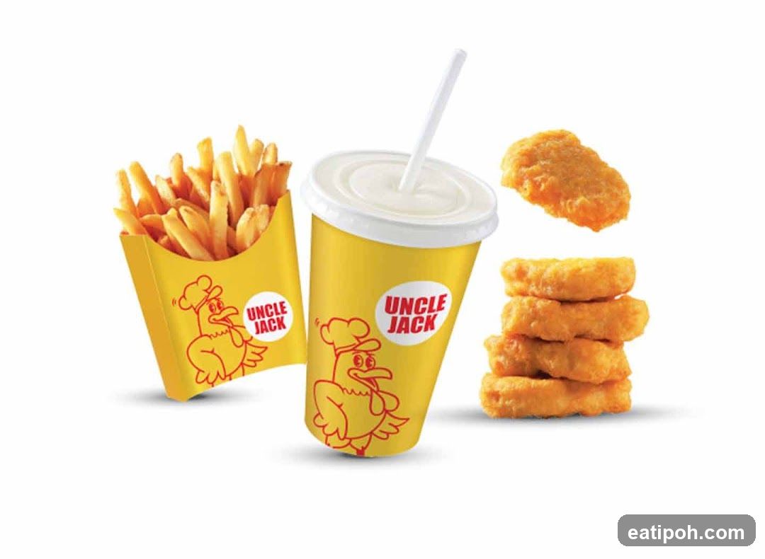 Uncle Jack's Chicken Nuggets, Fries, and Drink