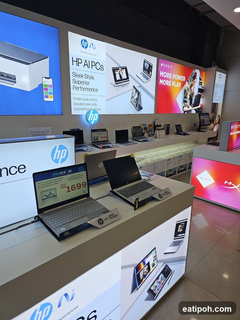 HP Laptop Store Display