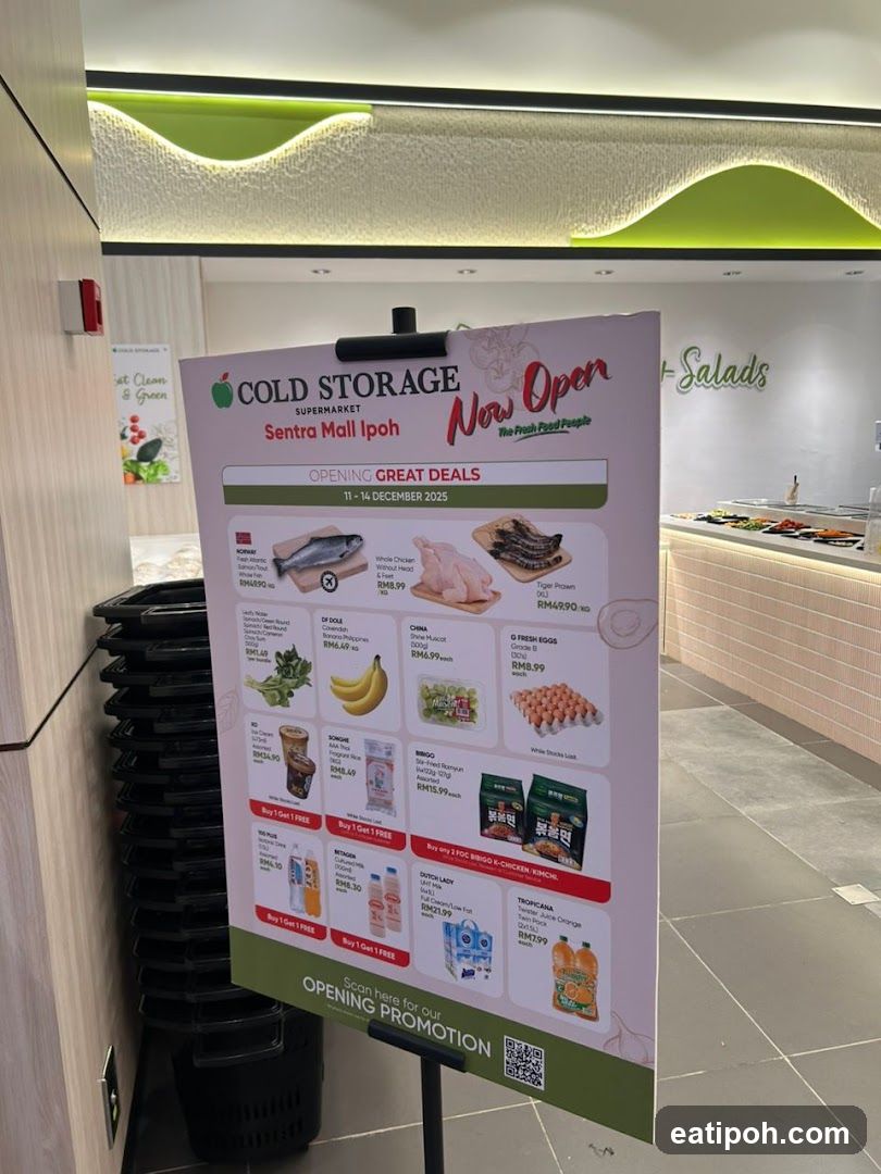 Cold Storage Supermarket Opening Promotion